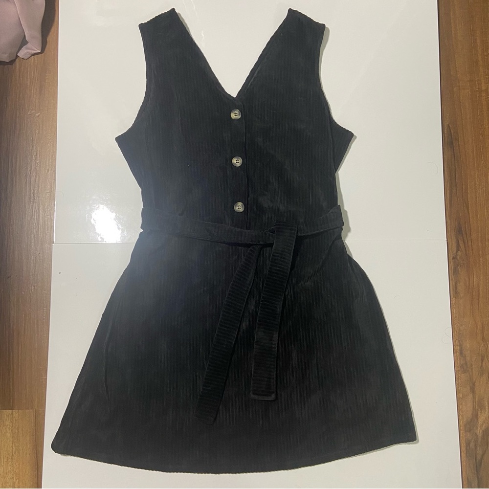 Black corduroy dress size 16